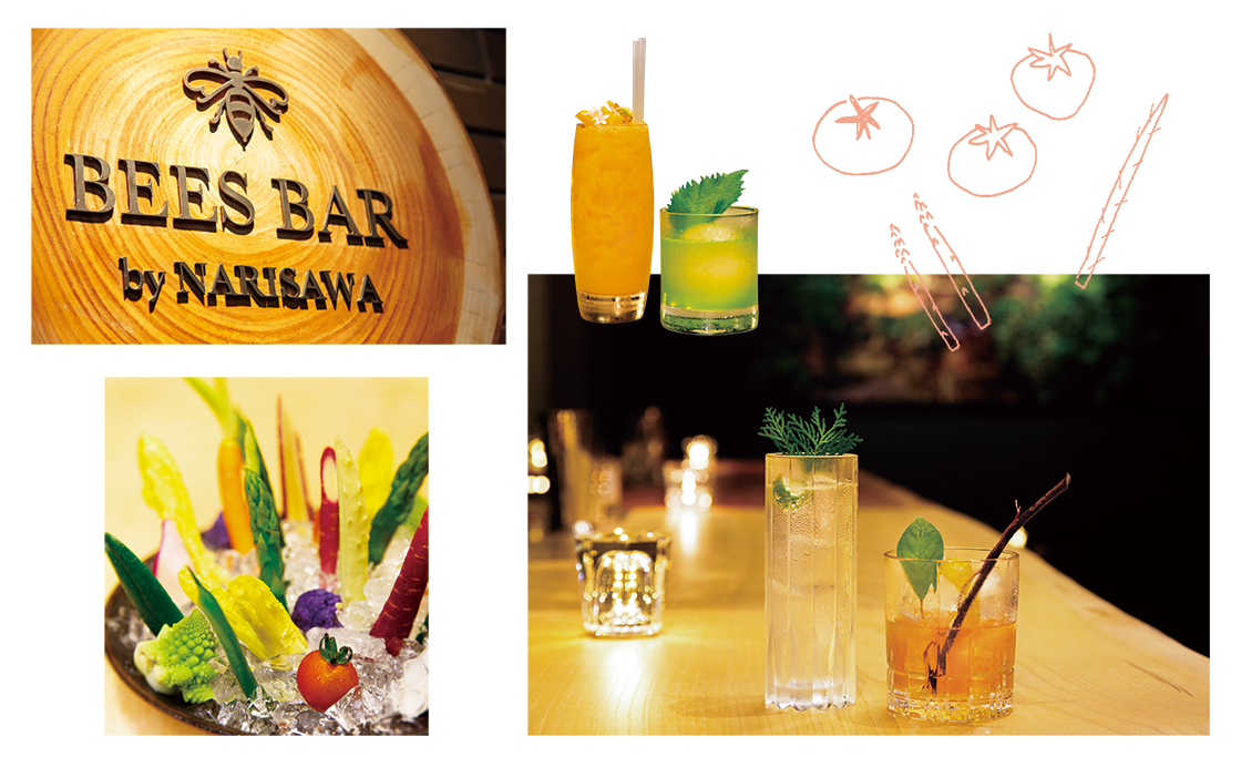 里山 のカクテルを堪能する Bees Bar By Narisawa ビーズバー バイ ナリサワ 緑がいっぱい青山一丁目 Metropolitana Tokyo メトロポリターナトーキョー
