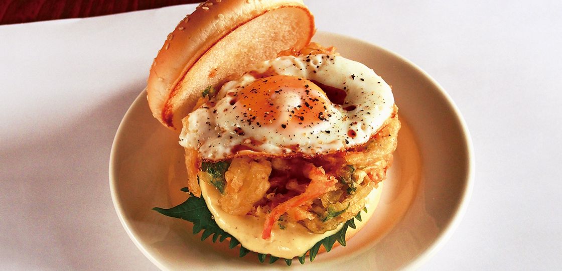 《めしうまナイト》かんたん激ウマ！かき揚げバーガー