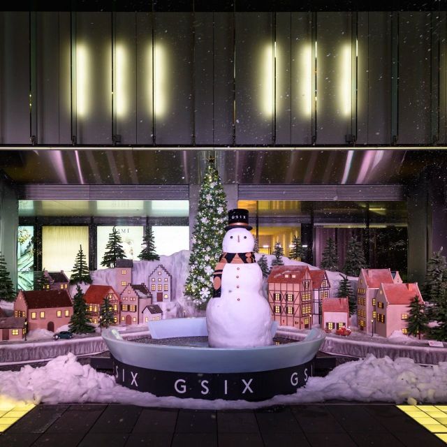 《銀座》銀座に雪!?  GINZA SIXのクリスマスイルミネーションが話題