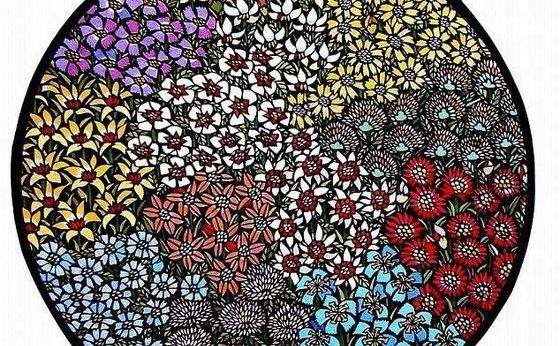 ≪国際展示場正門≫切画師 風祭竜二が「日本文化」を描いた作品を集めた展覧会