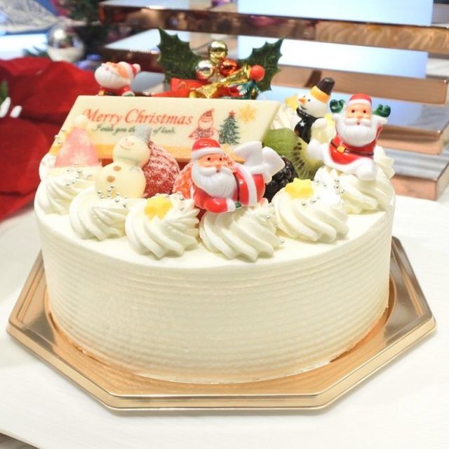 《恵比寿》クリスマスケーキ特集①　ウェスティンホテル東京　フレッシュなバター香るリースケーキやサンタショート
