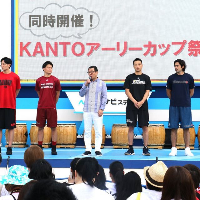 《台場》Ｂリーグ初のトーナメント大会「アーリーカップ」を前に４選手らが会見