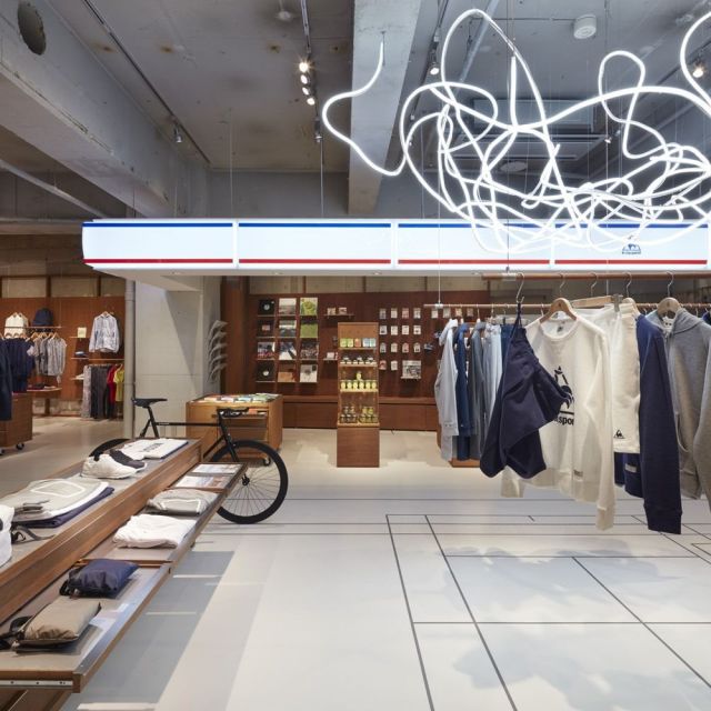 《明治神宮前》le coq sportif、サイクリングをベースにした新たなライフスタイルを提案する直営店をオープン