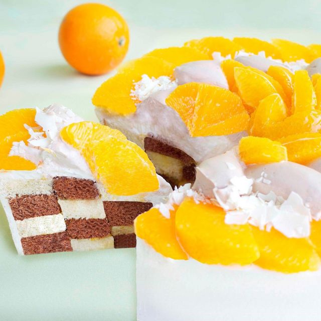 カフェコムサに３種の柑橘系ケーキが登場​