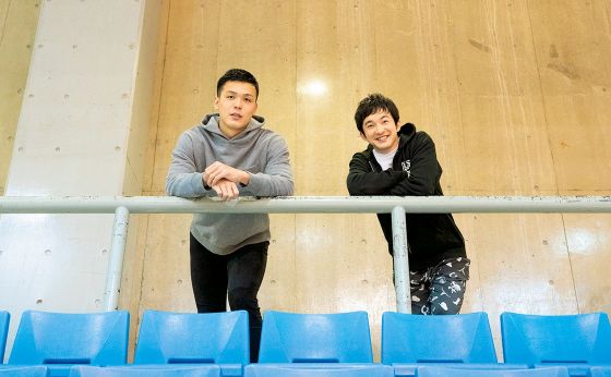 千葉ジェッツふなばし 赤穂雷太《浅利陽介とコートの外で。》
