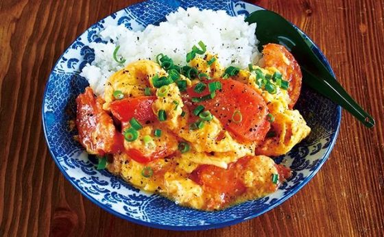 《めしうまナイト》​ふわとろウマシ！トマたま丼