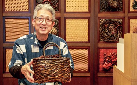 谷中 竹巧彩の竹・籐製品［東京きらり人］