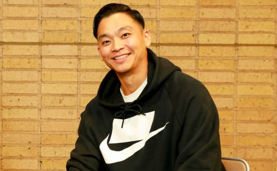 越谷アルファーズ　落合知也 《浅利陽介とコートの外で。》WEB EXTRA