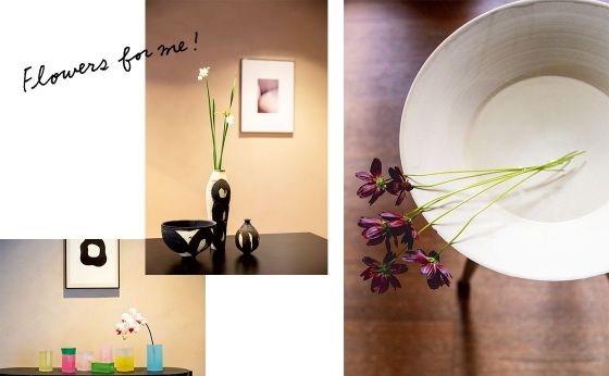 暮らしに馴染む花と花器を［好きな花と］