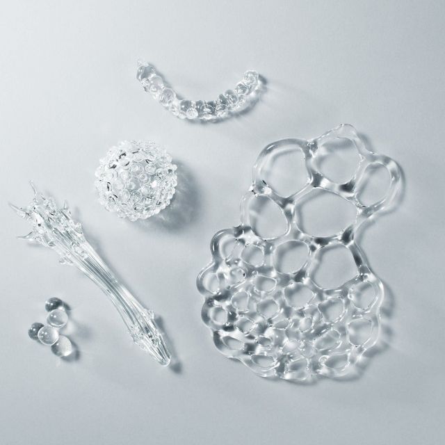 《銀座》繊細な透明ガラスで、生命のつながりを表現、青木美歌「あなたに続く森」開催中