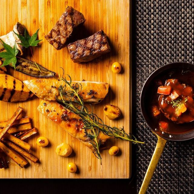 《品川》知床鶏、黒豚、常陸牛&hellip;全国各地の食材を集めた秋のコース　マリオットのオリジナルワインとともに