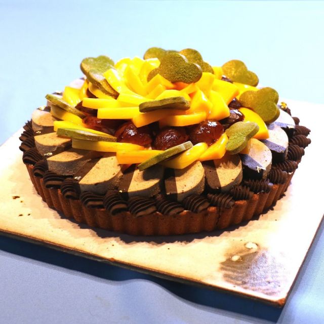 《銀座》カフェコムサに京都・二条城障壁画のケーキが登場 大政奉還150周年を記念して