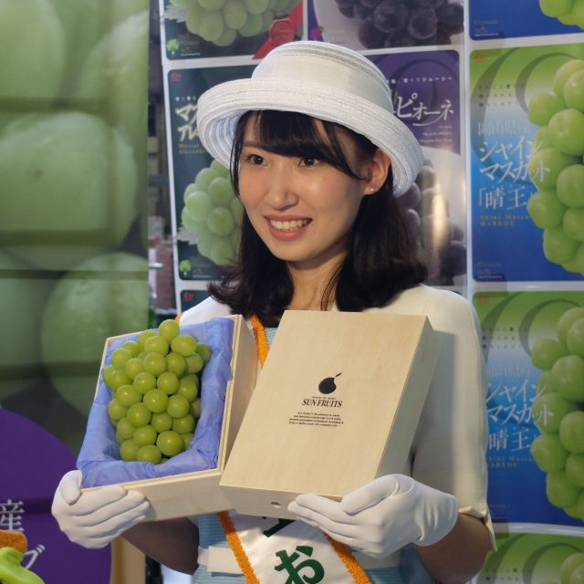 〝果物の女王〟マスカット・オブ・アレキサンドリアのシーズンがスタート