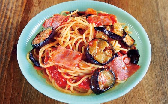 なすとベーコンのアラビアータ《めしうまナイト》