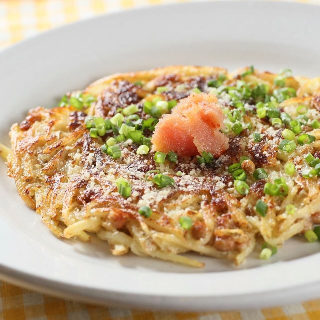 好きな人も、ニガテな人も！毎日納豆レシピ②～納豆とせん切りじゃがいもの明太チーズガレット