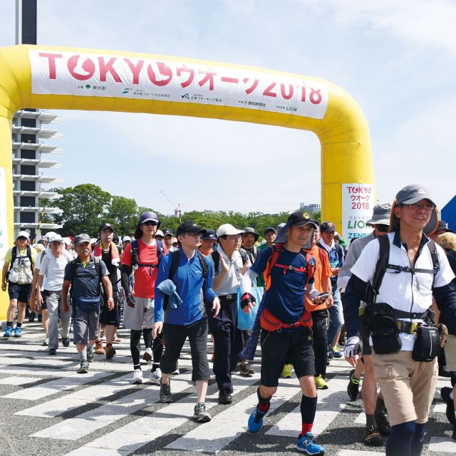 「TOKYOウオーク2019」で、東京の名所を歩く