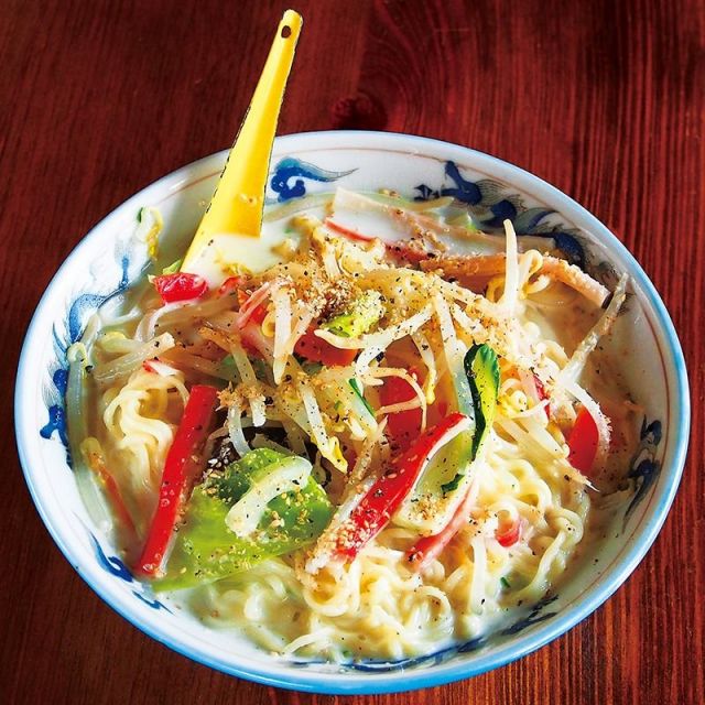 《めしうまナイト》インスタントラーメンで作るカンタンちゃんぽん