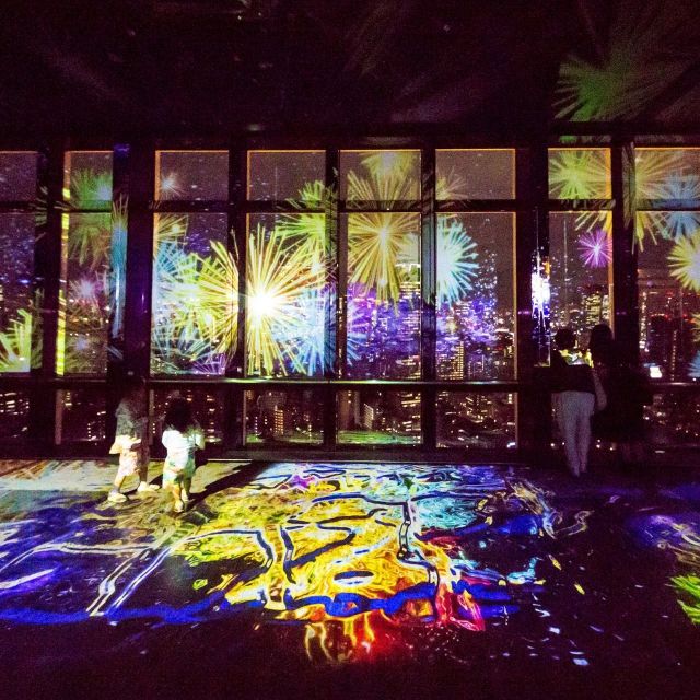 《神谷町》東京タワーがプロジェクションマッピングでファンタジックに変身　夜景と融合して異空間に