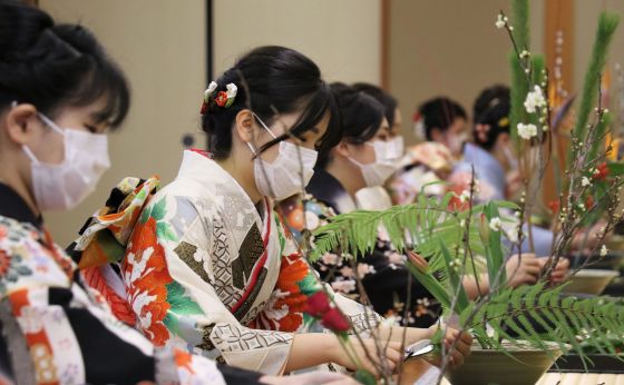 《京都》華道家元池坊が初生け式
