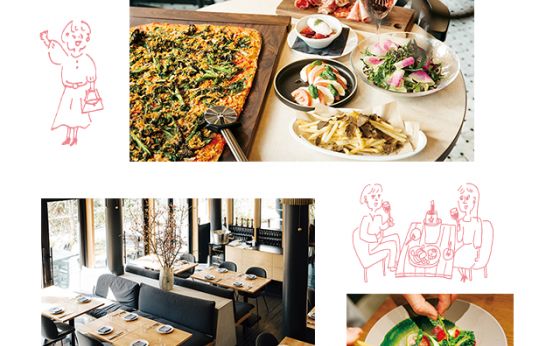 〈赤坂インターシティAIRの〉テラス席で、旬のメニューを 01 - 花見が楽しめる店 -［溜池山王で、春さんぽ］