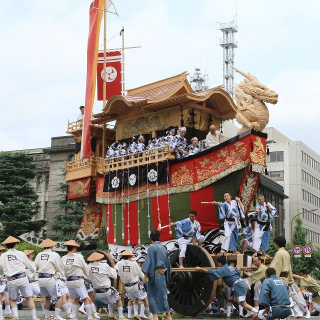 《京都》祇園祭2016 復活３年目 後祭の山鉾巡行10万人で賑わう