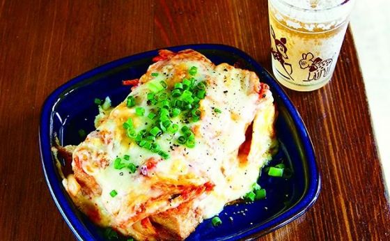 《めしうまナイト》 ドーンとまるごと１丁！厚揚げキムチーズ焼き