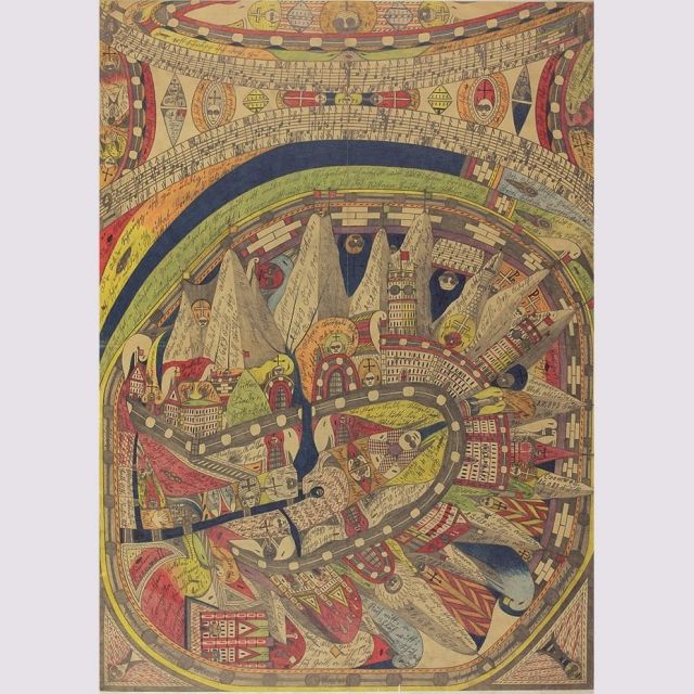 《東京》アドルフ・ヴェルフリ展　色鉛筆で築いた王国