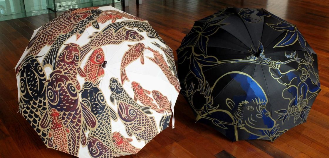 壁画絵師、木村英輝のアートな傘