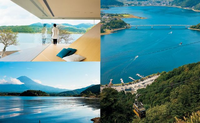 富士を見上げて、湖をめぐる旅へ。［富士を見上げて、湖をめぐる旅へ。］