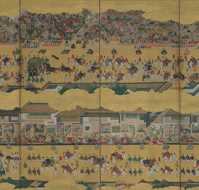 作者不詳 絹本彩色画 江戸期の寺子屋風景画 Kameido Umeyashiki | The Landmarks of Edo in Color Woodblock
