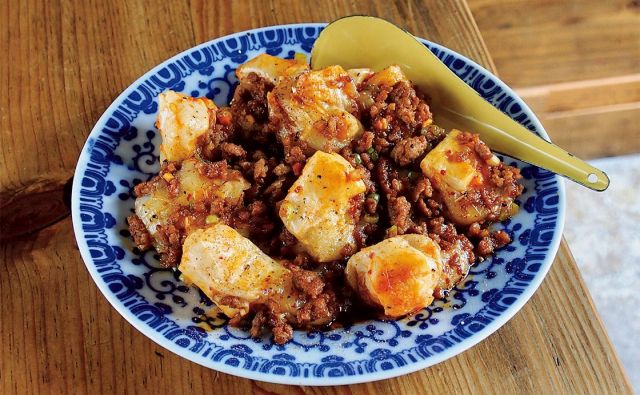 おもちが中華に変身！マーボーもち《めしうまナイト》