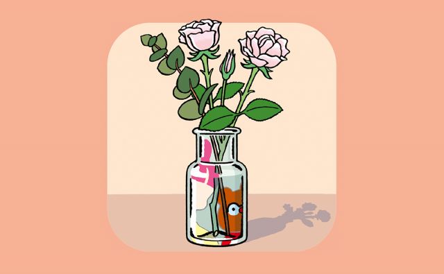 1月号「好きな花と」