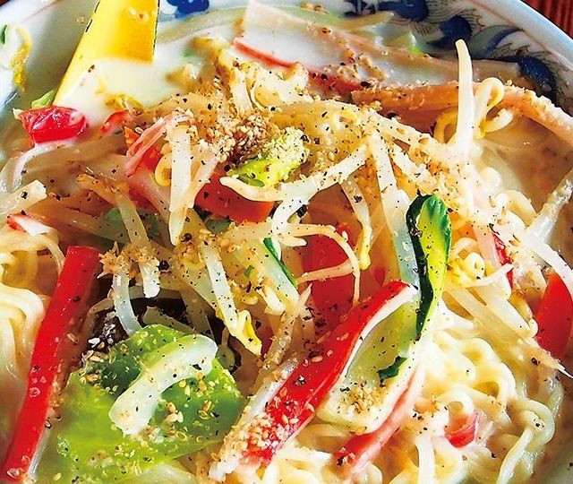 《めしうまナイト》インスタントラーメンで作るカンタンちゃんぽん