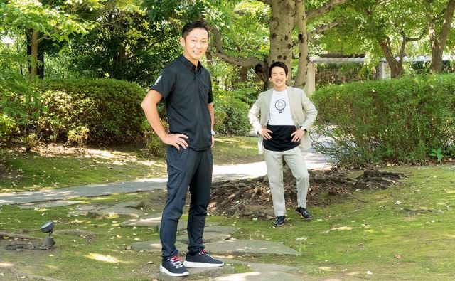 Bリーグチェアマン 島田慎二《浅利陽介とコートの外で。》